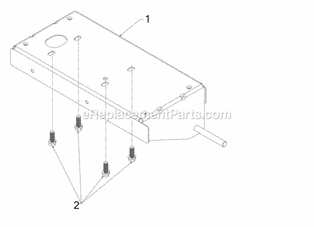 Handle Diagram and Parts List for 24A-67M4756 2017 Cub Cadet Leaf Blower / Vacuum